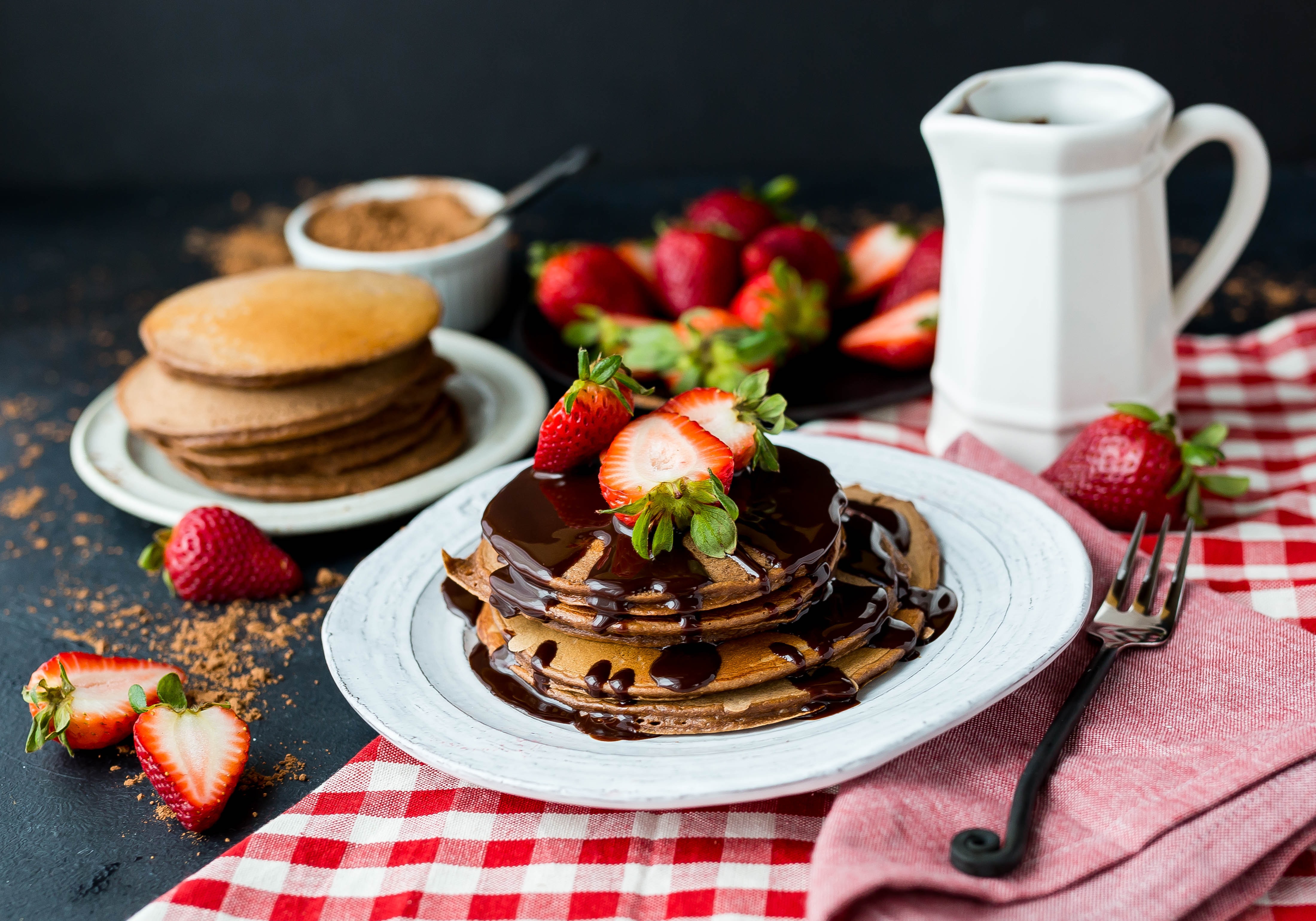 Pancakes chocolat